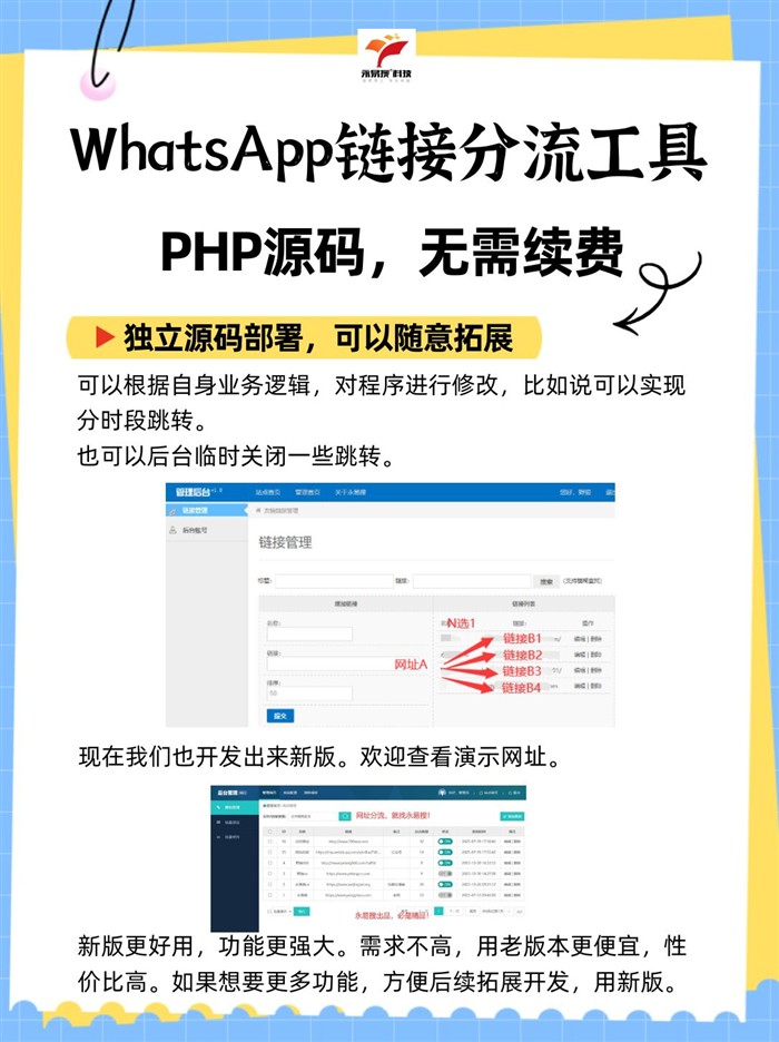 WhatsApp分流工具獨(dú)立源碼部署