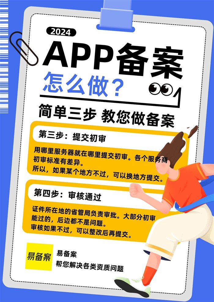 APP備案提交初審