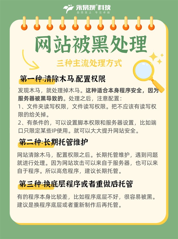 網站被黑處理三種方式