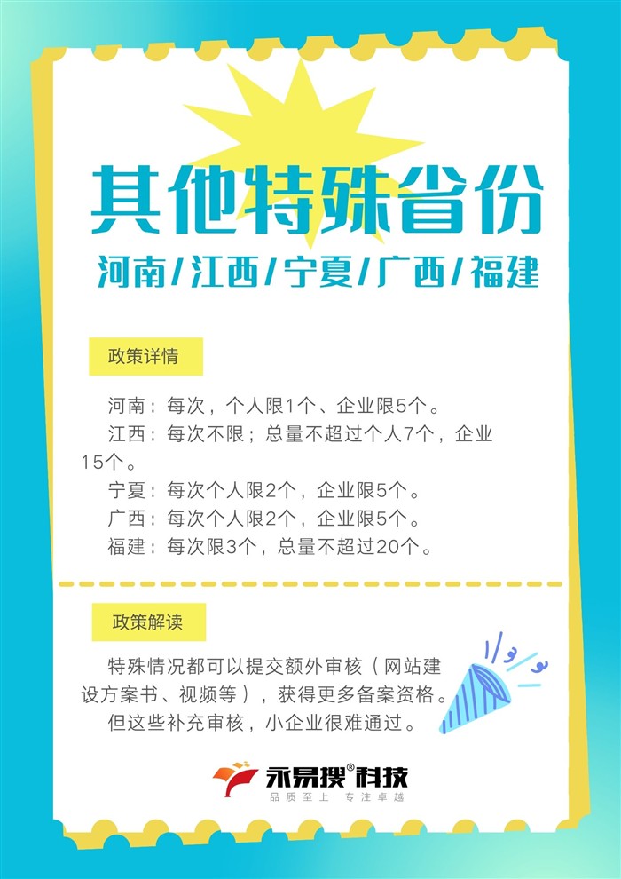 各省備案特殊審核