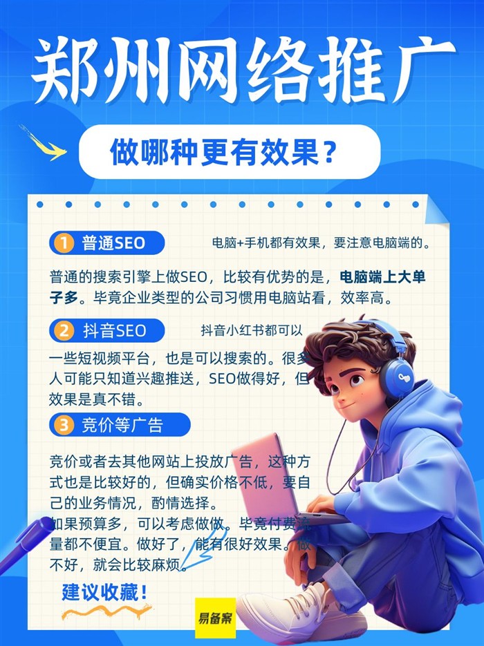 鄭州網(wǎng)絡推廣方式對比