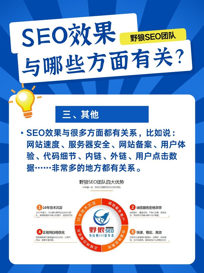 SEO其他相關(guān)因素